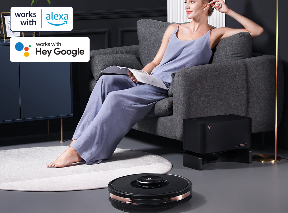 Viomi alpha 2 pro Google Home & Alexa robot vacuum and mop