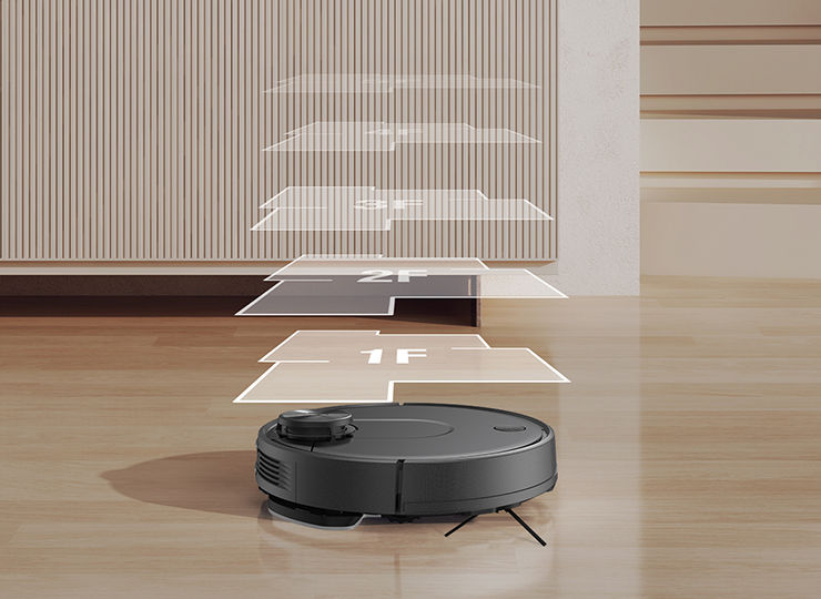 Viomi V2 MAX auto vacuum cleaner with multi-floor mapping